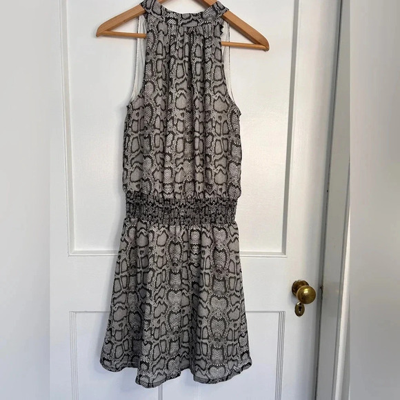 Stella and Dot You do You Snakeskin Dress in Black and Grey Size S - Picture 9 of 12
